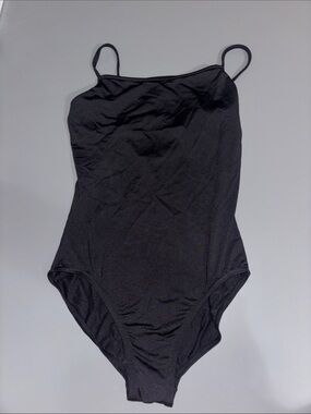Bloch Black Slim-Strap Leotard